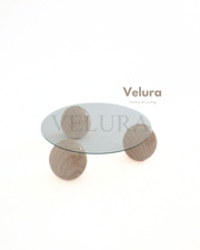 Küre Orta Sehpa - Natural - Yuvarlak Şeffaf Cam Küre Orta Sehpa - Natural - Yuvarlak Şeffaf Cam