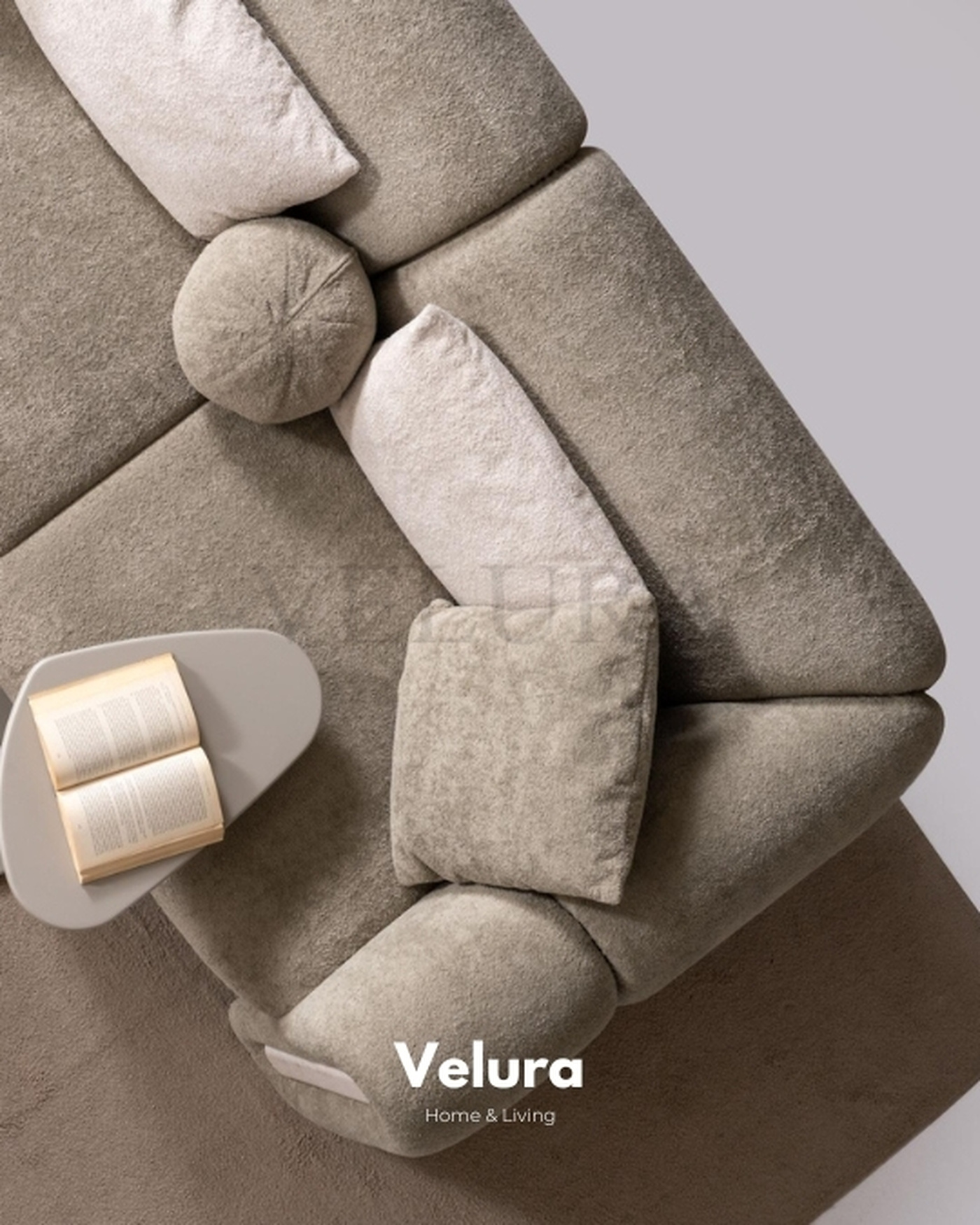 Hermes Koltuk Takımı – Krem | Modern ve Lüks Kanepe ve Berjer İçerikli Modern Takım