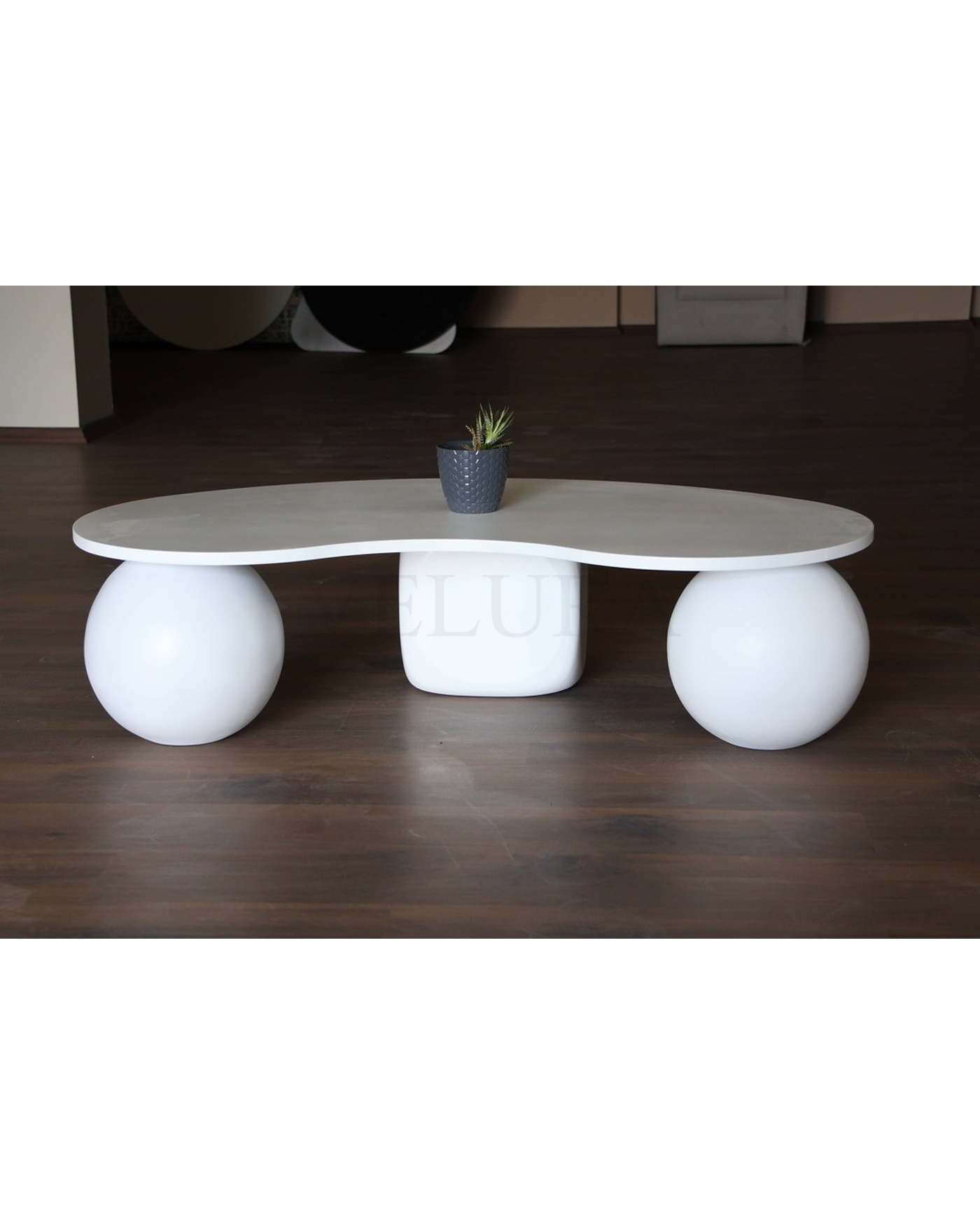 Velura Home beyaz MDF orta sehpa