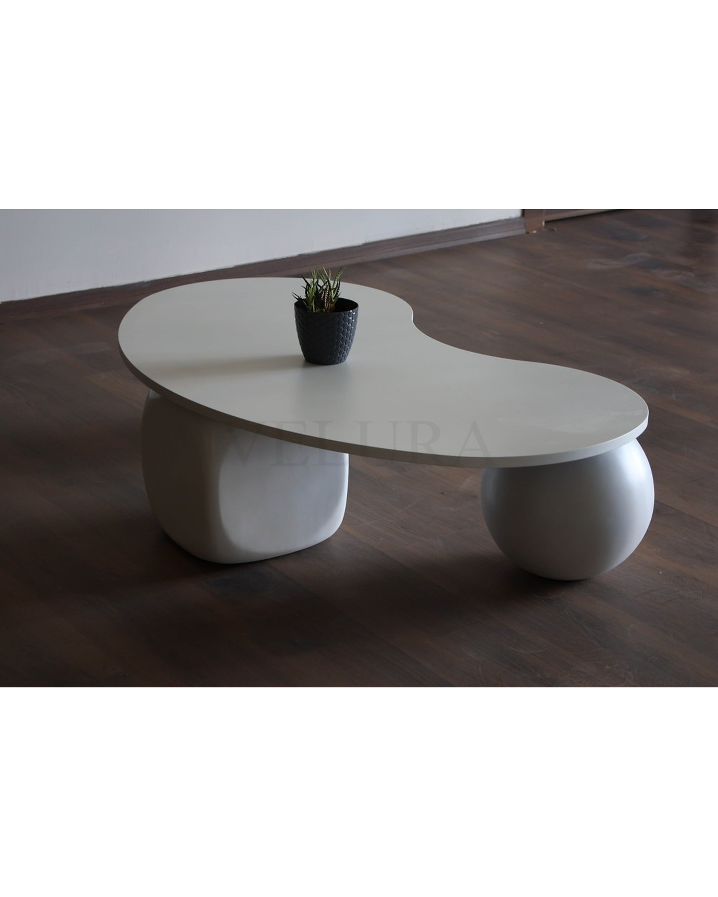 Velura Home beyaz MDF orta sehpa