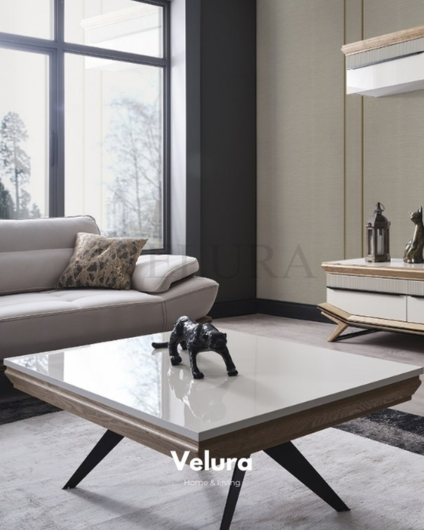 Modern Orta Sehpa Tasarımı Elize Orta Sehpa Velura Home