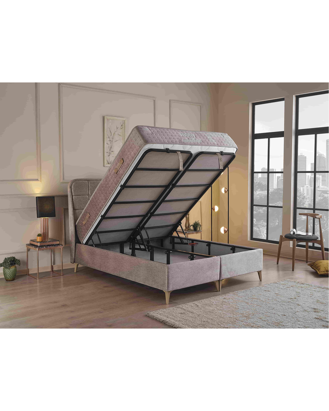 cozy baza başlık kahverengi