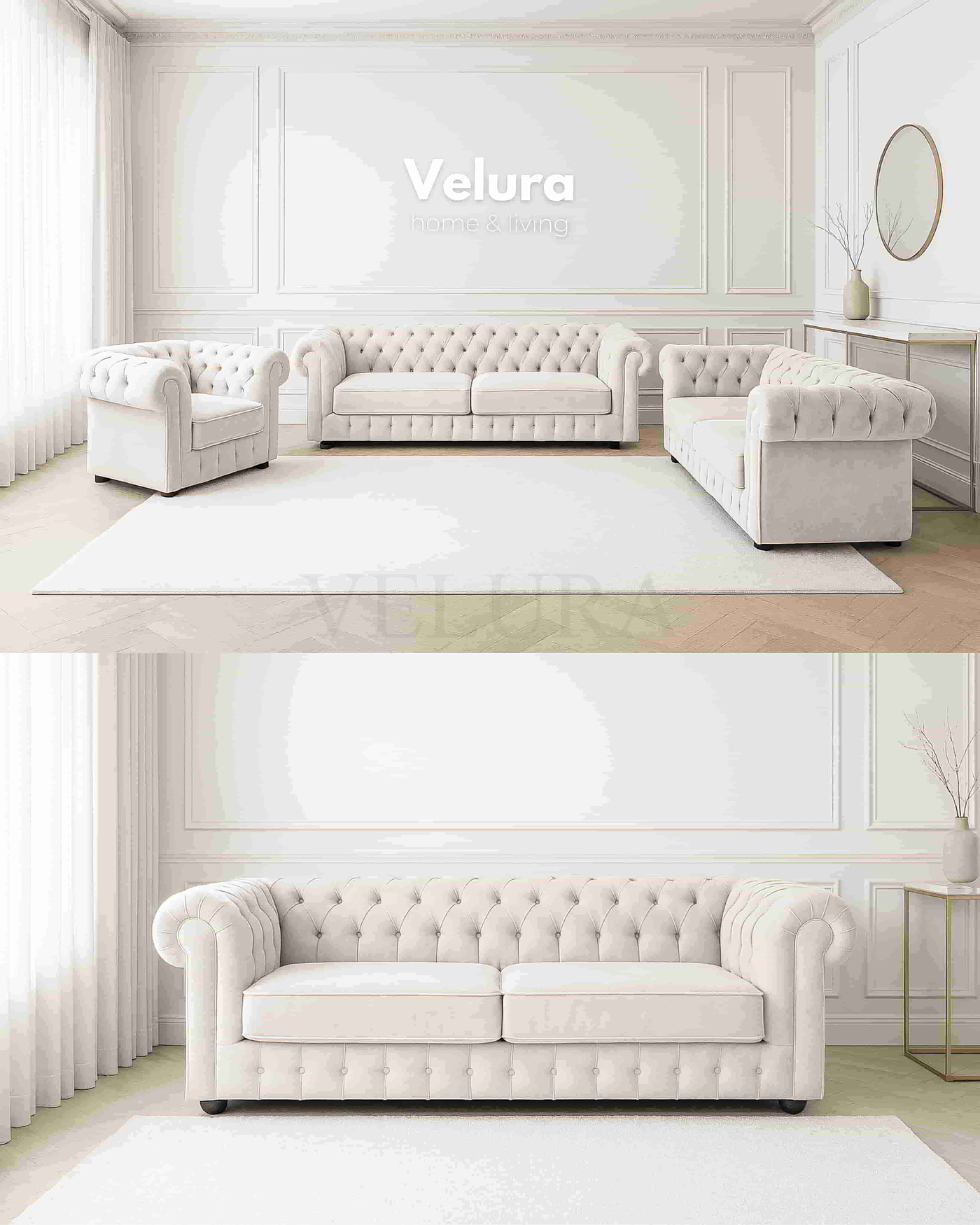 Velura Home chester oturma grubu