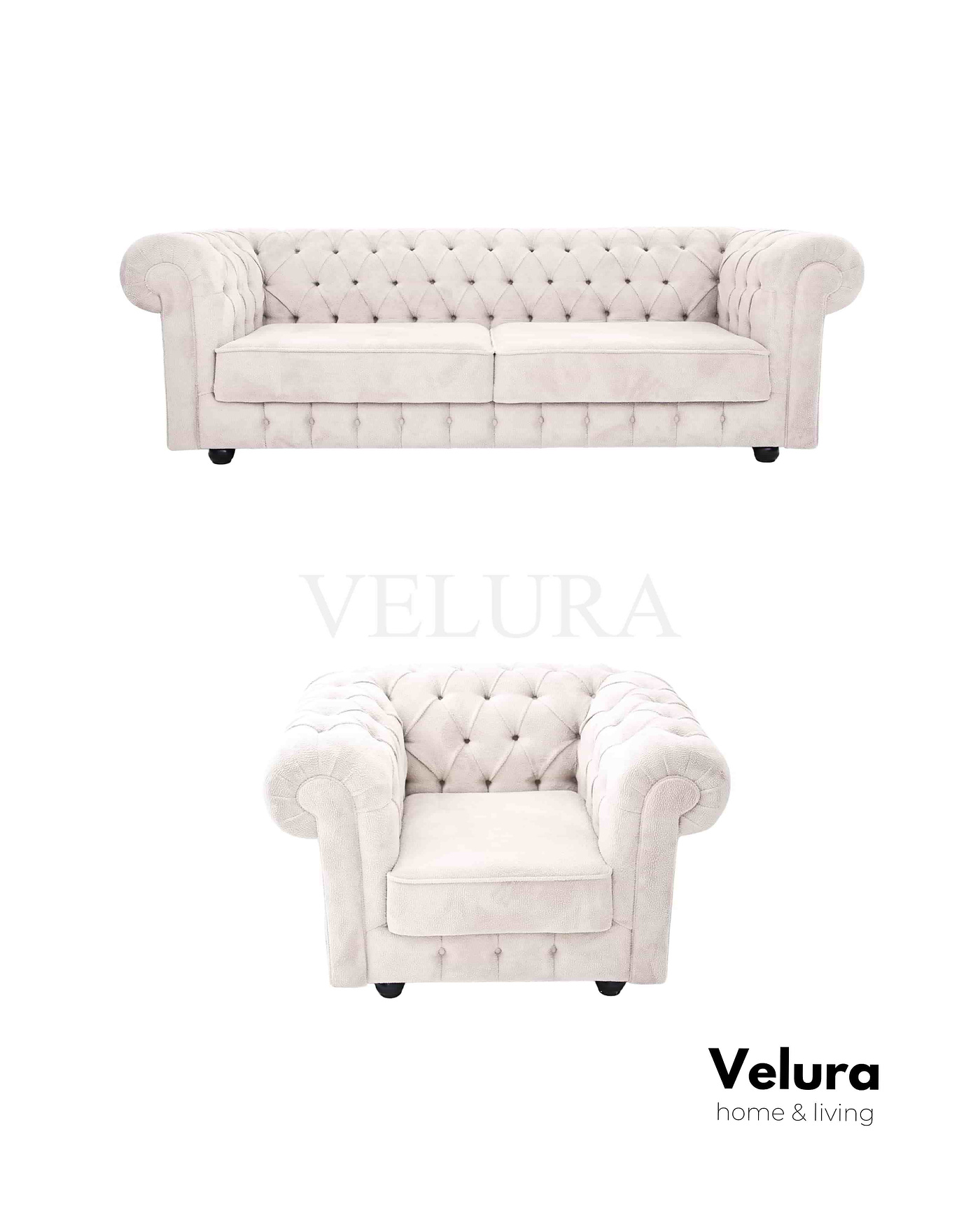 Velura Home chester oturma grubu