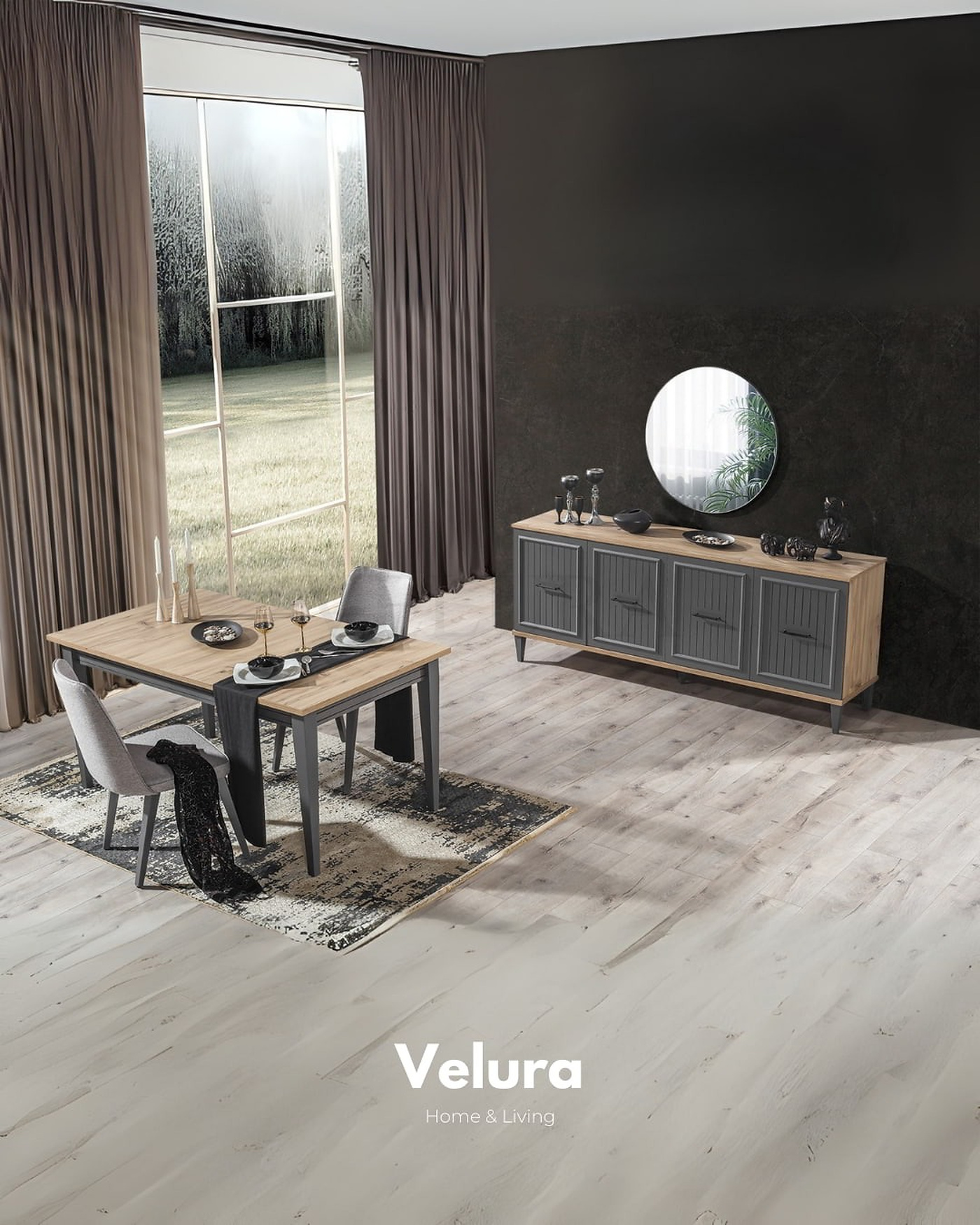 Velura Home Cloud yemek takımı