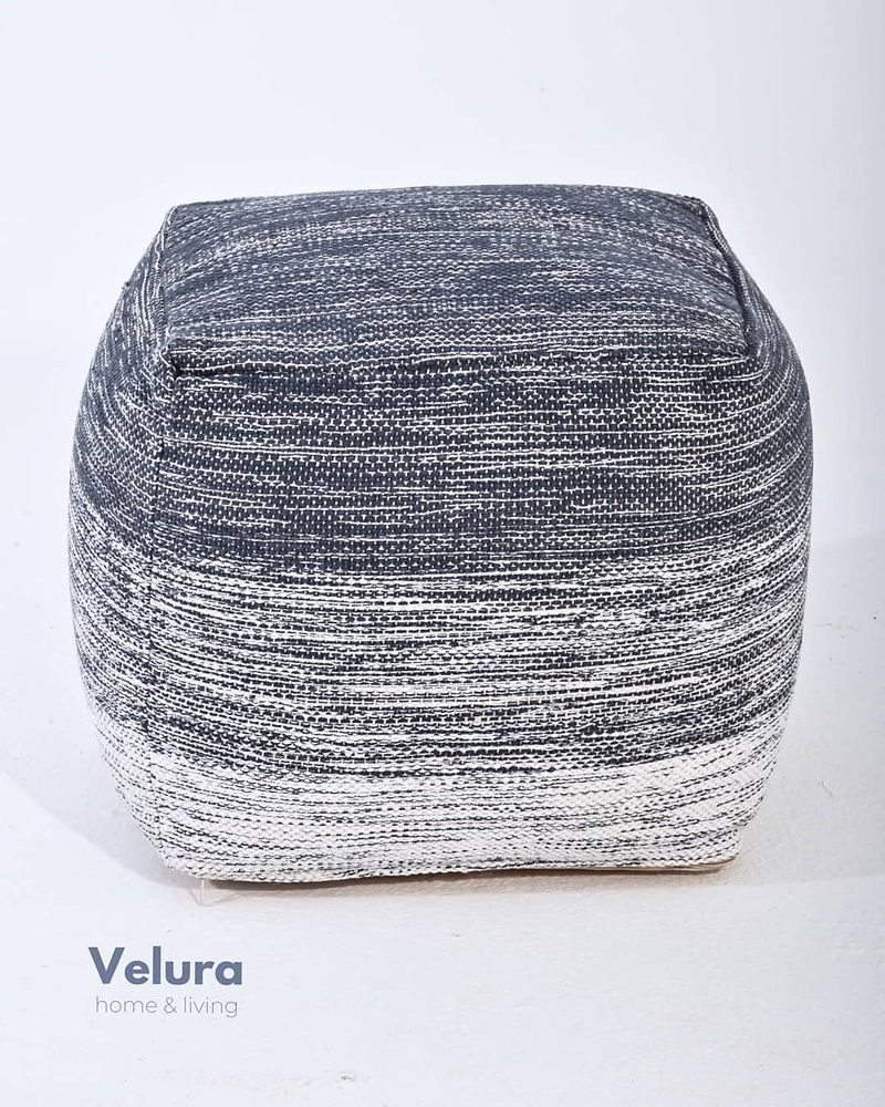 Delight Navy White - Puf