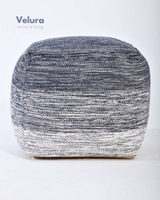 Delight Navy White - Puf