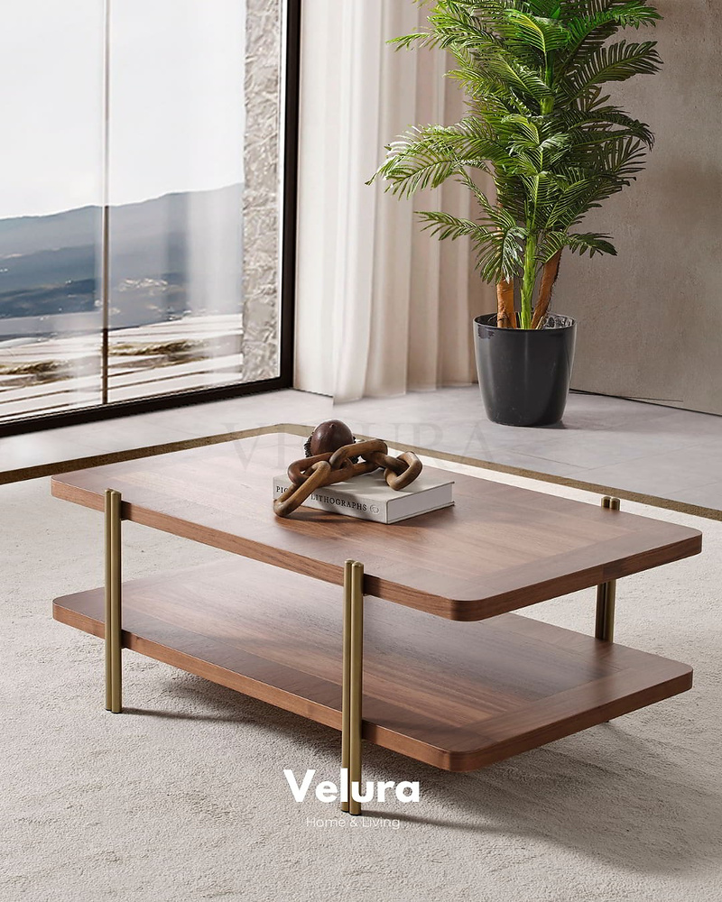 Genova Walnut Orta Sehpa