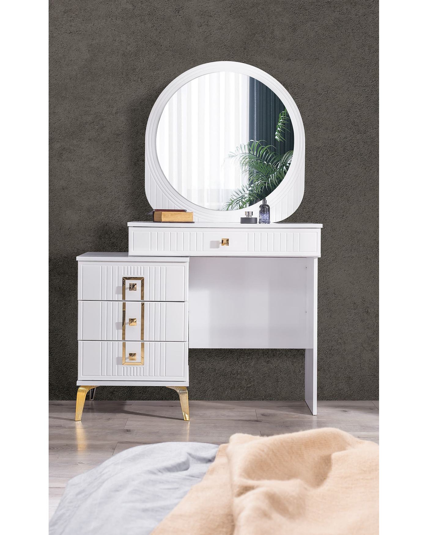 Velura Home Gold Detaylı Yatak Odası Modelleri Velura Home Rio Gold mobilya seti