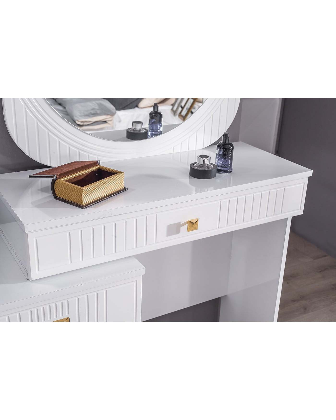 Velura Home Gold Detaylı Yatak Odası Modelleri Velura Home Rio Gold mobilya seti