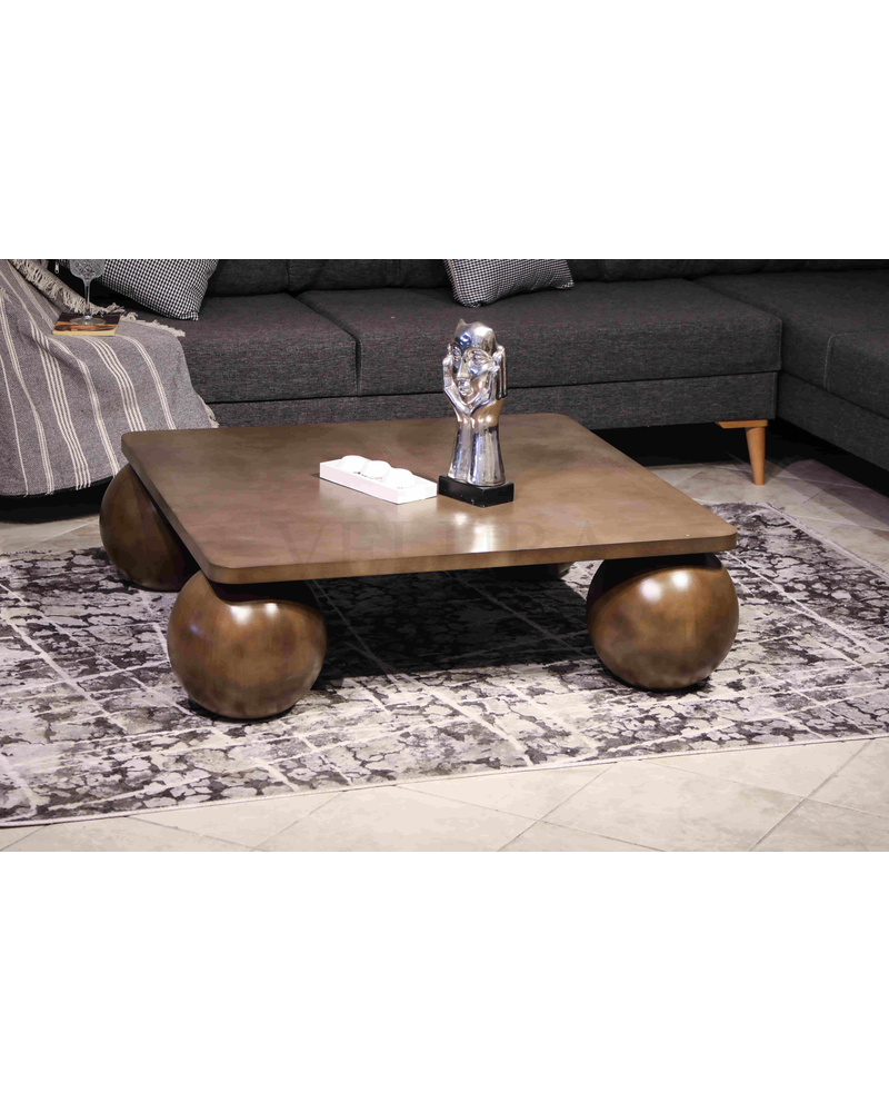 Küre Orta Sehpa - Amerikan Ceviz Top - Kare - Ceviz Mdf Küre Orta Sehpa - Amerikan Ceviz Top - Kare - Ceviz Mdf