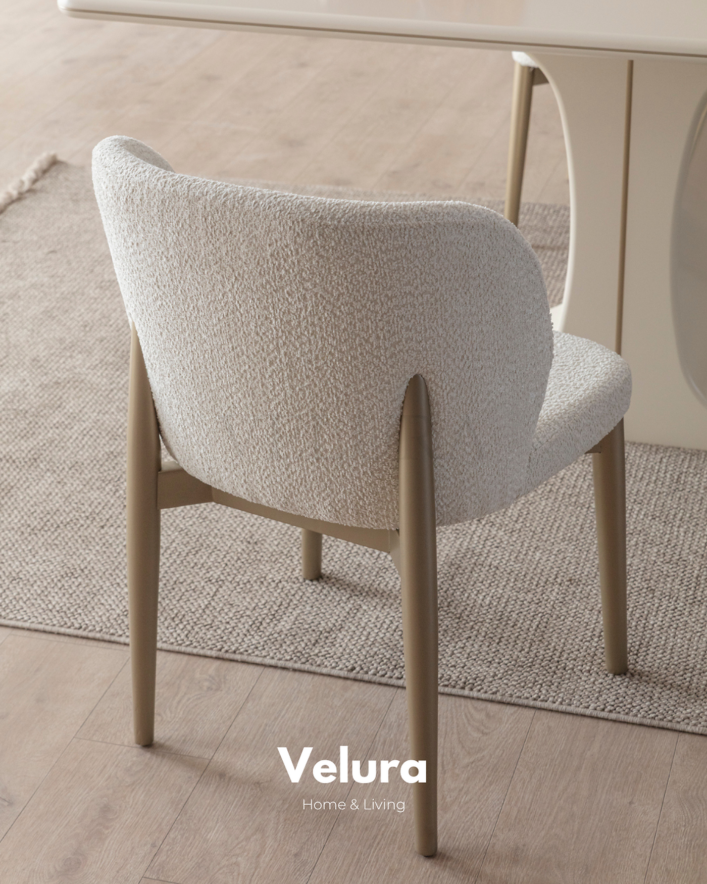 Marcel Konsol krem modern 200 cm 4 kapaklı suntalam gövde MDF kapak
