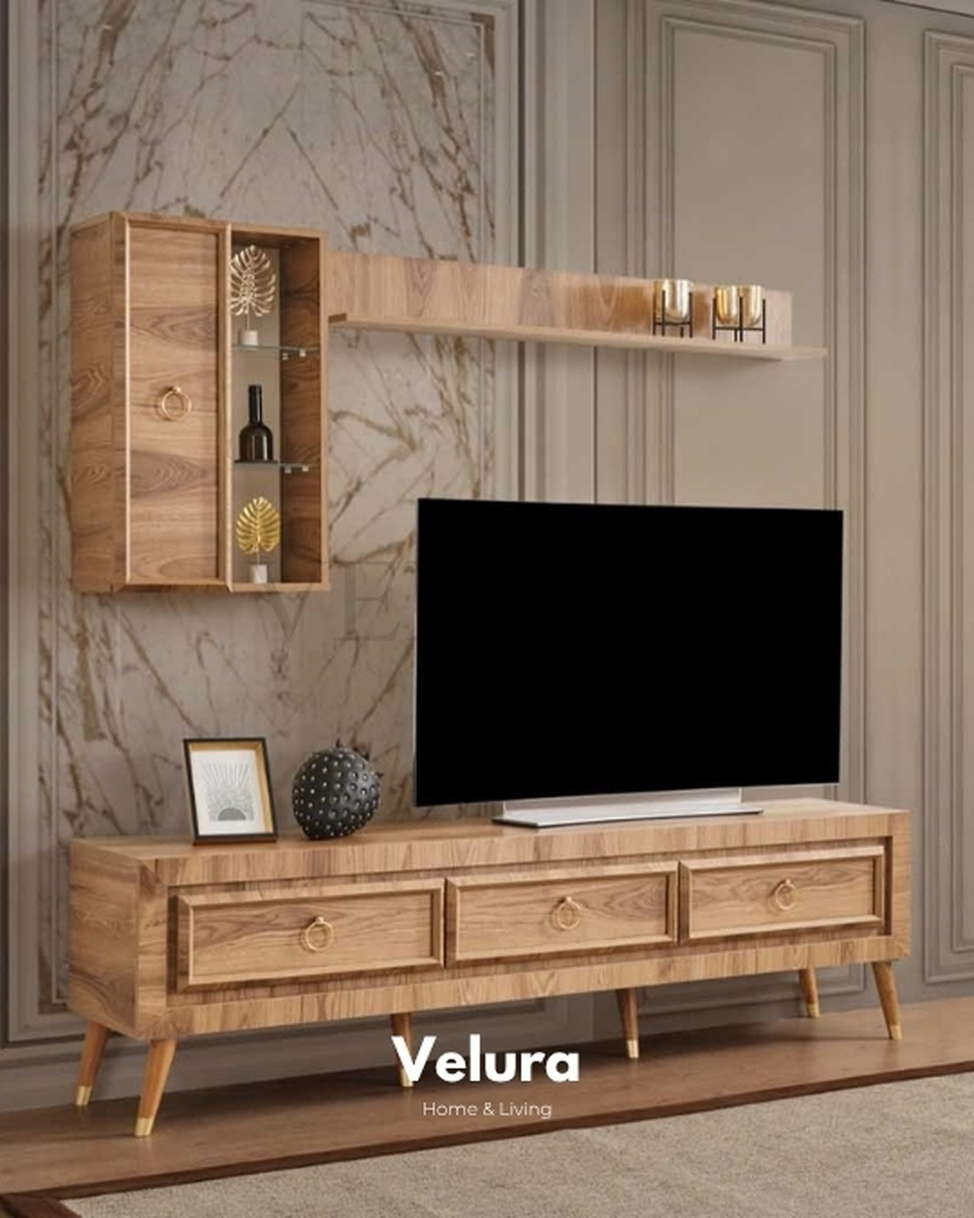Velura Home Pablo Serisi Tv Ünitesi Modeli Fonksiyonel ve Şık Tv Ünitesi Tasarımı