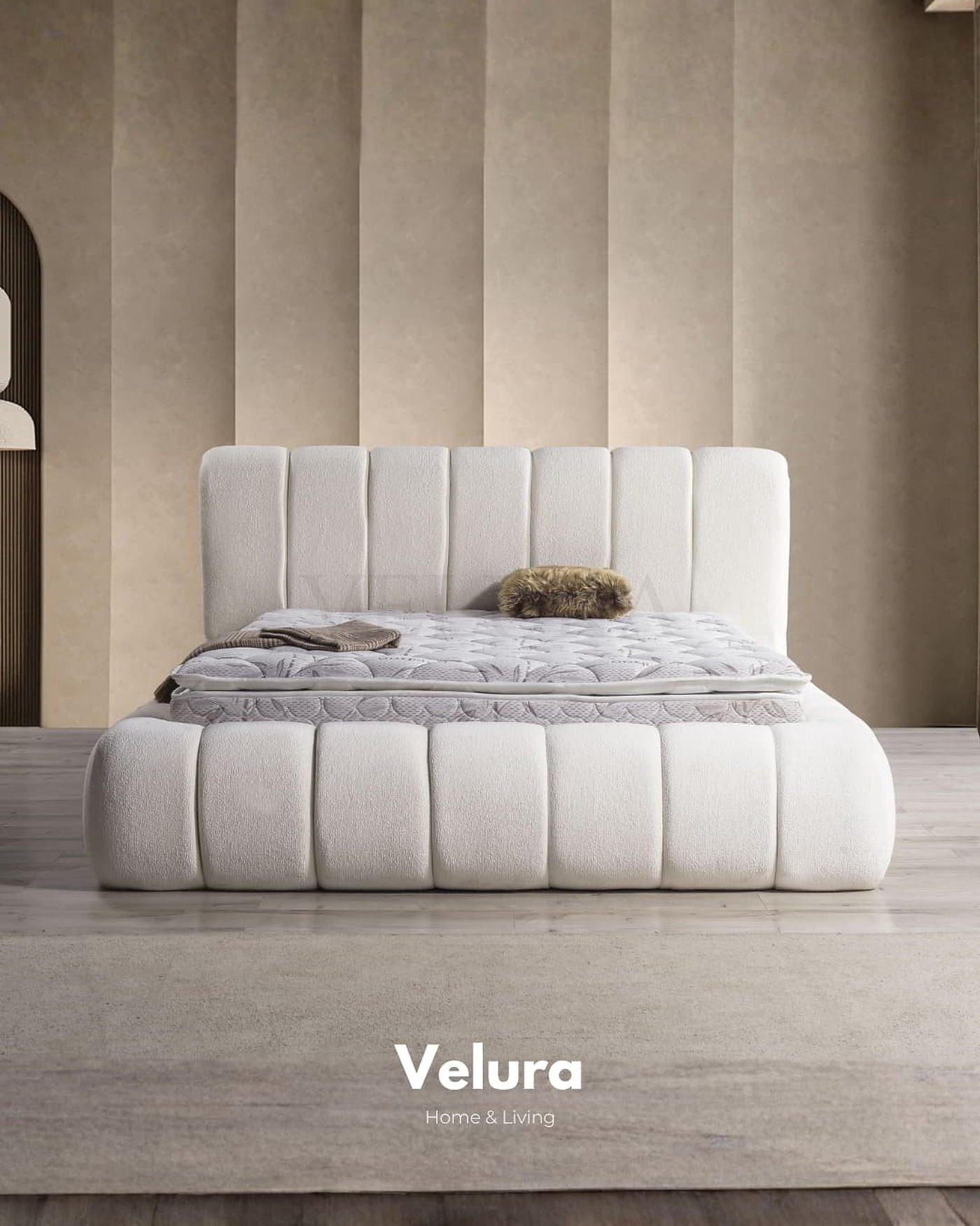 Başlıklı baza ve konforlu yatak  