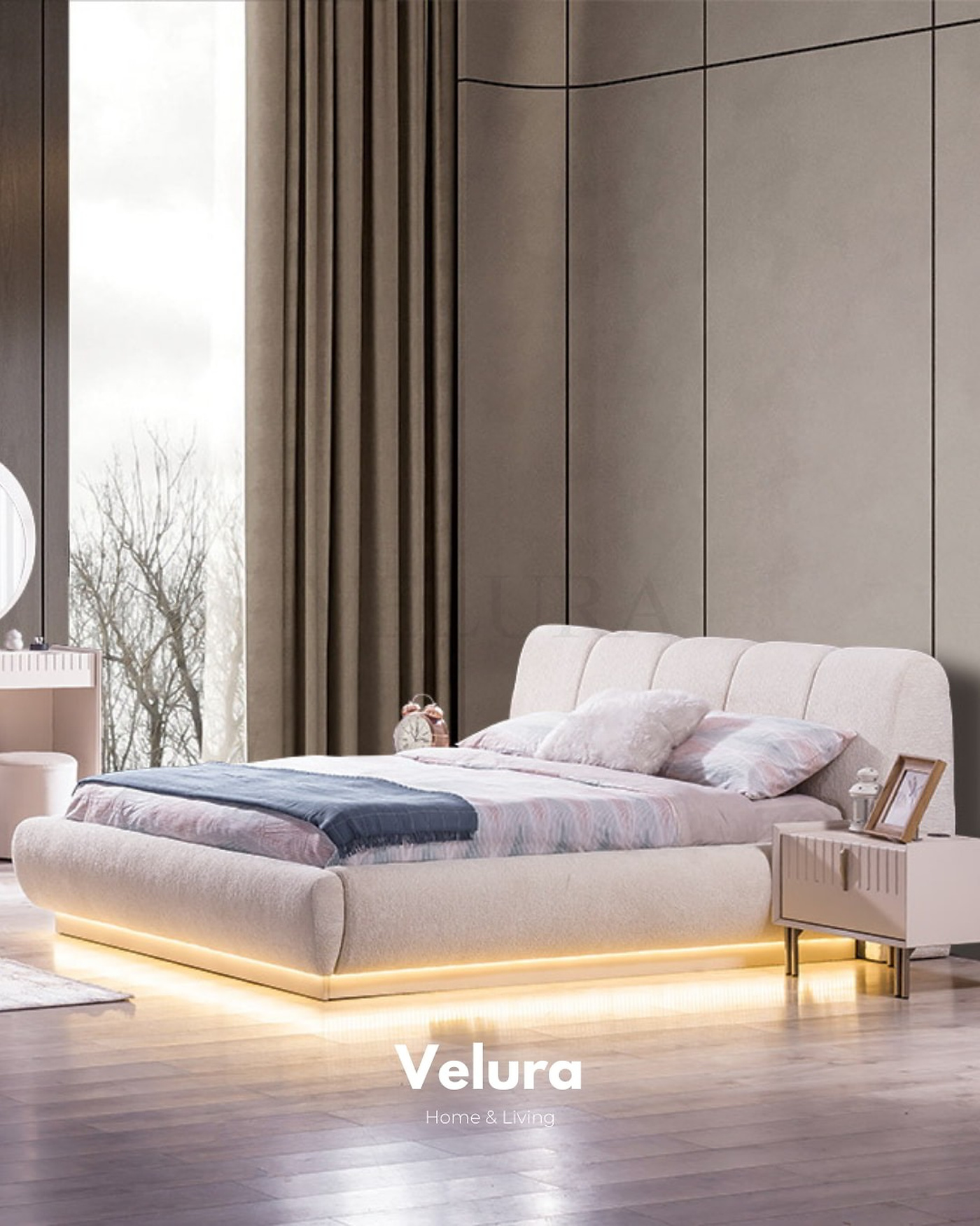 Tress Yatak Odası Takımı 4 kapaklı gardırop