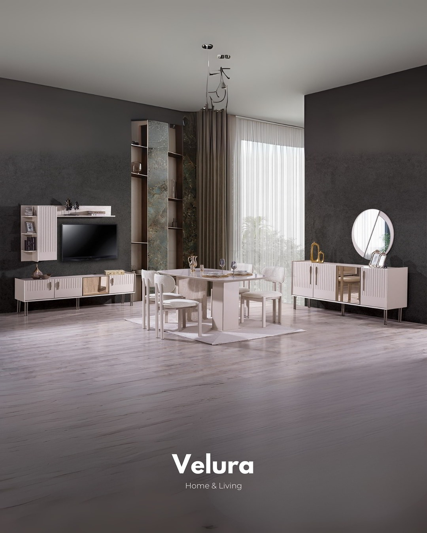 Velura Home Tress Yemek Masası modeli