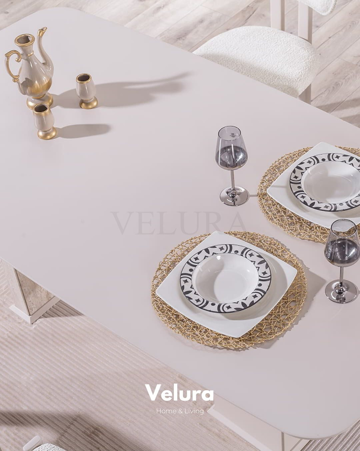 Velura Home Tress Yemek Takımı modeli
