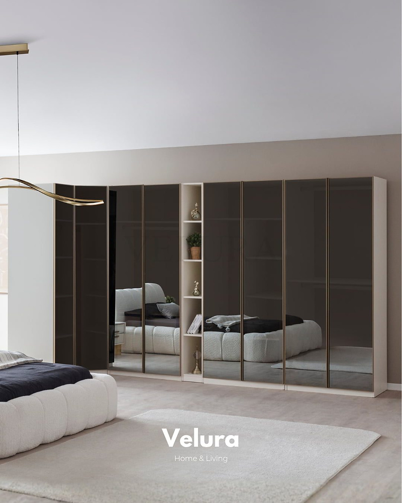 Valore 8 Cam Kapaklı Dolap