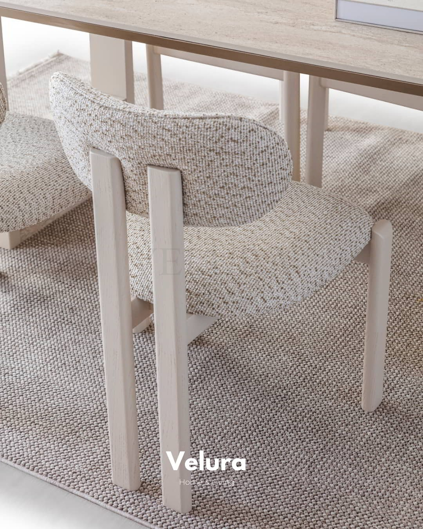 Verona Yemek Masası traverten desenli modern tasarım