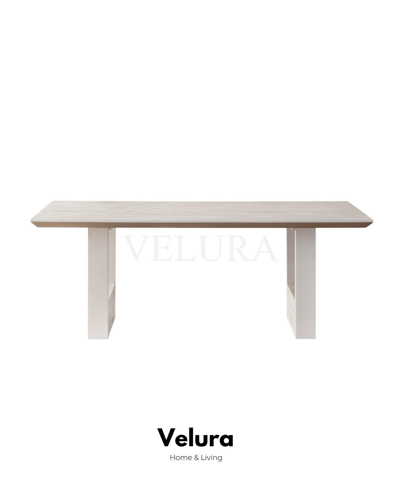 Verona Yemek Masası traverten desenli modern tasarım