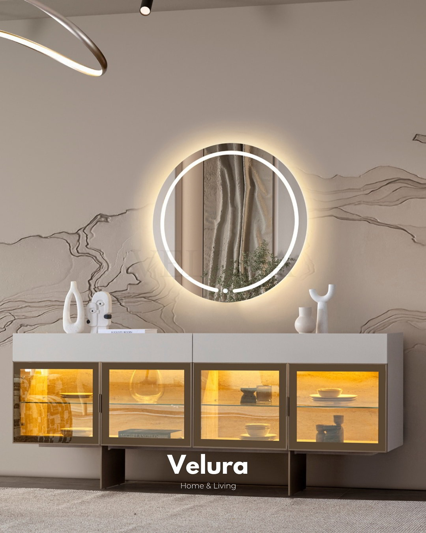 Verona Walnut Yemek Takımı koyu ceviz modern tasarım