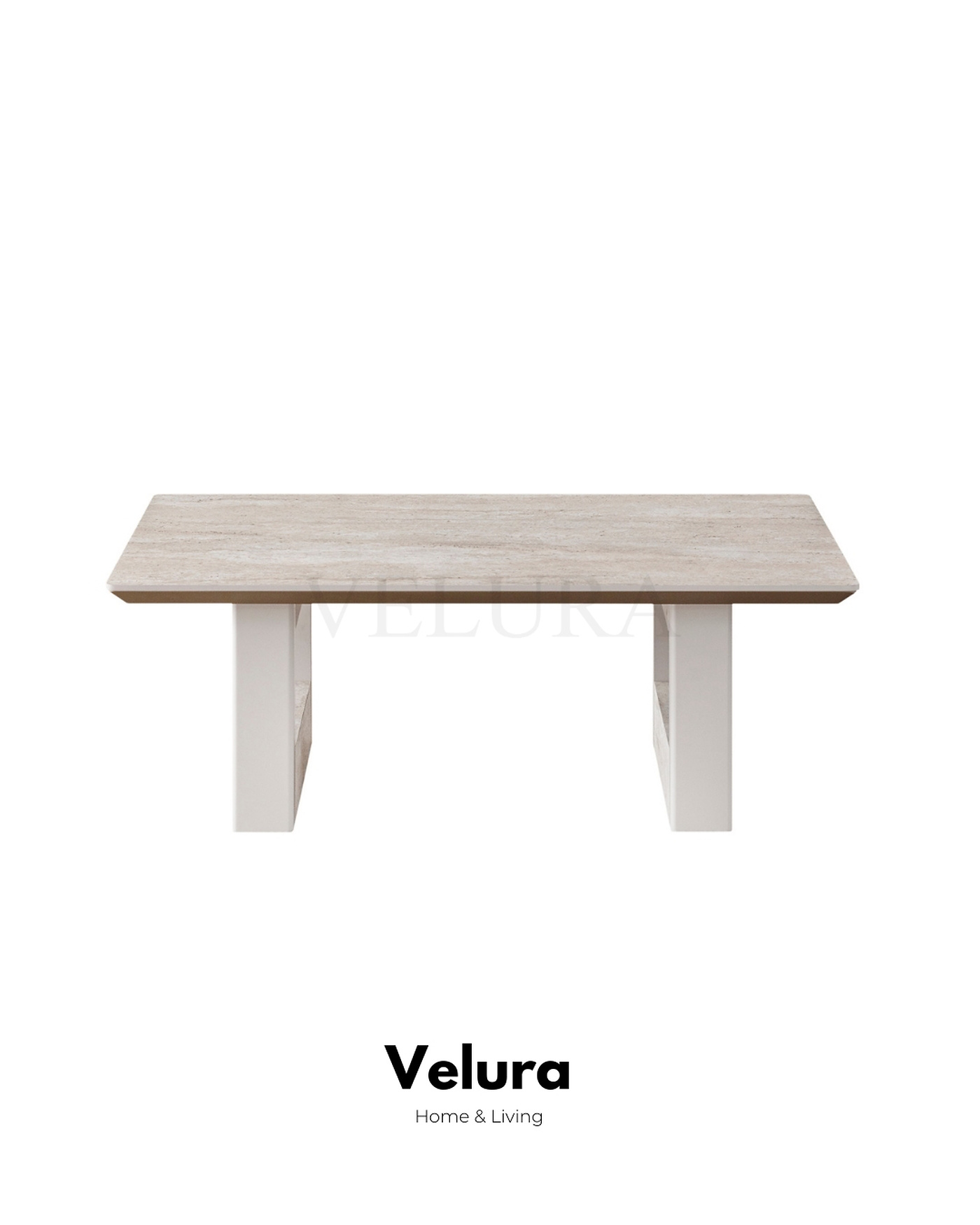 Verona Orta Sehpa Traverten Desen