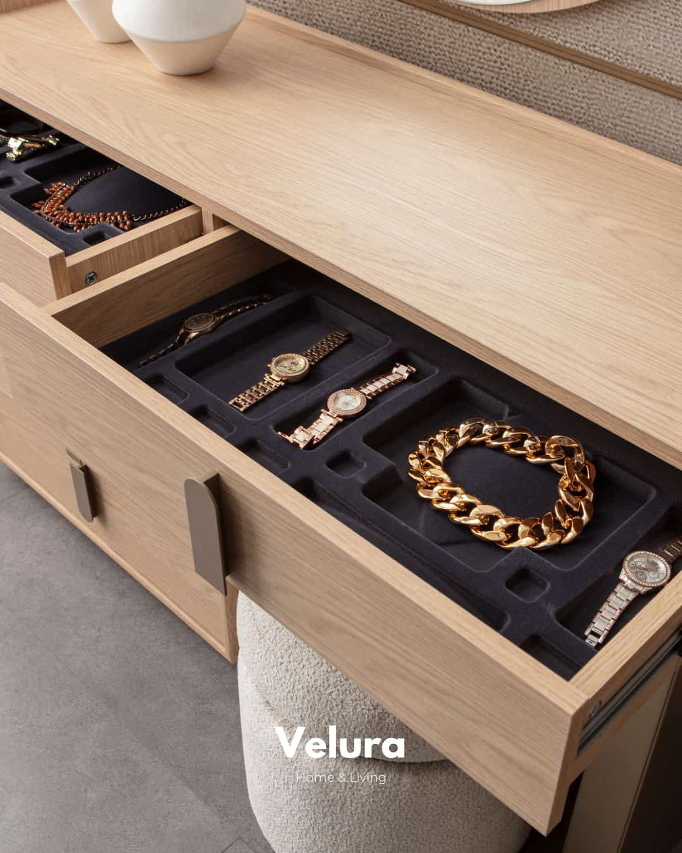 Victor Şifonyer – Natural renk, 5 kapaklı, puf hediyeli