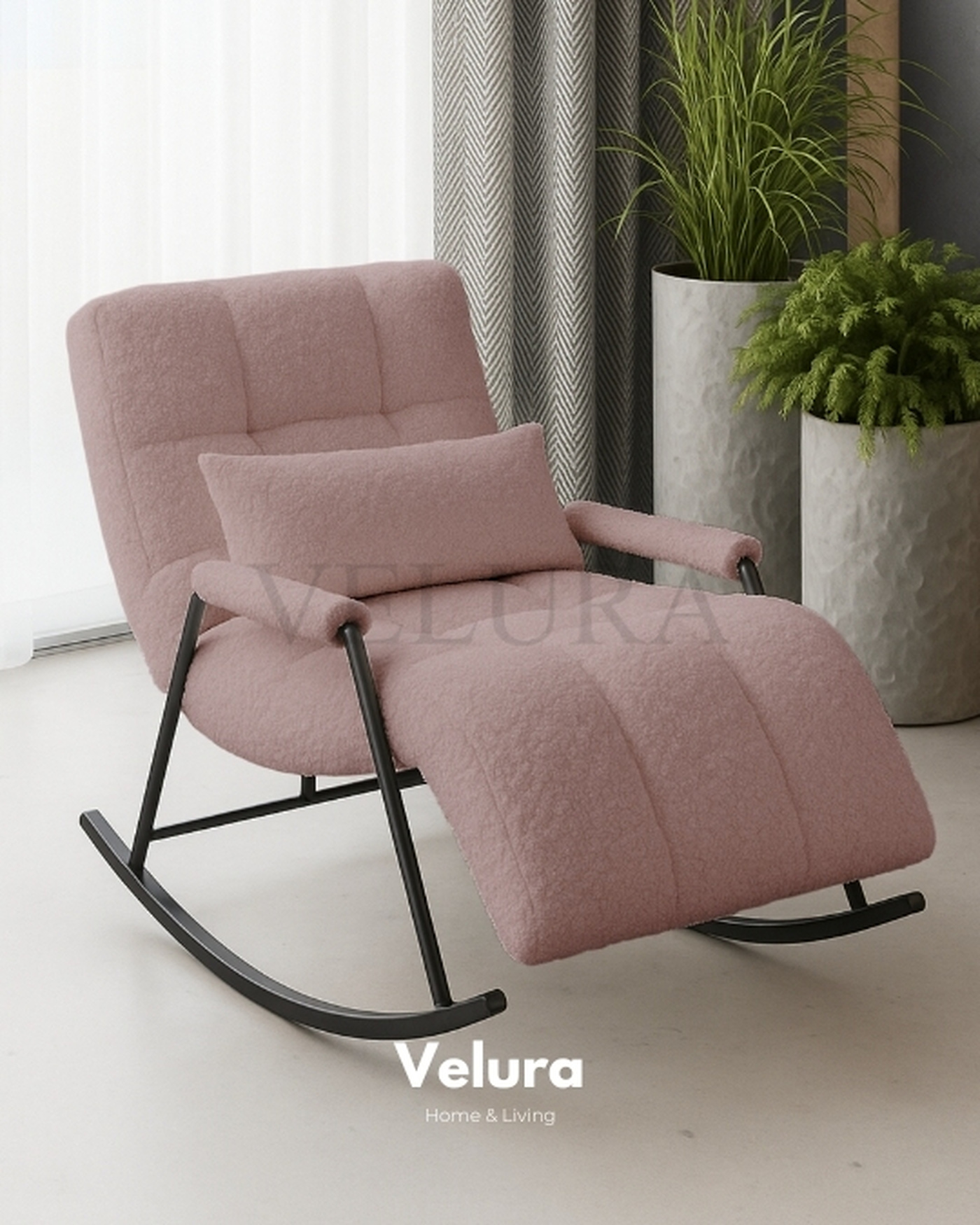 Velura Home Pembe Coco Berjer Coco Berjer - Pembe