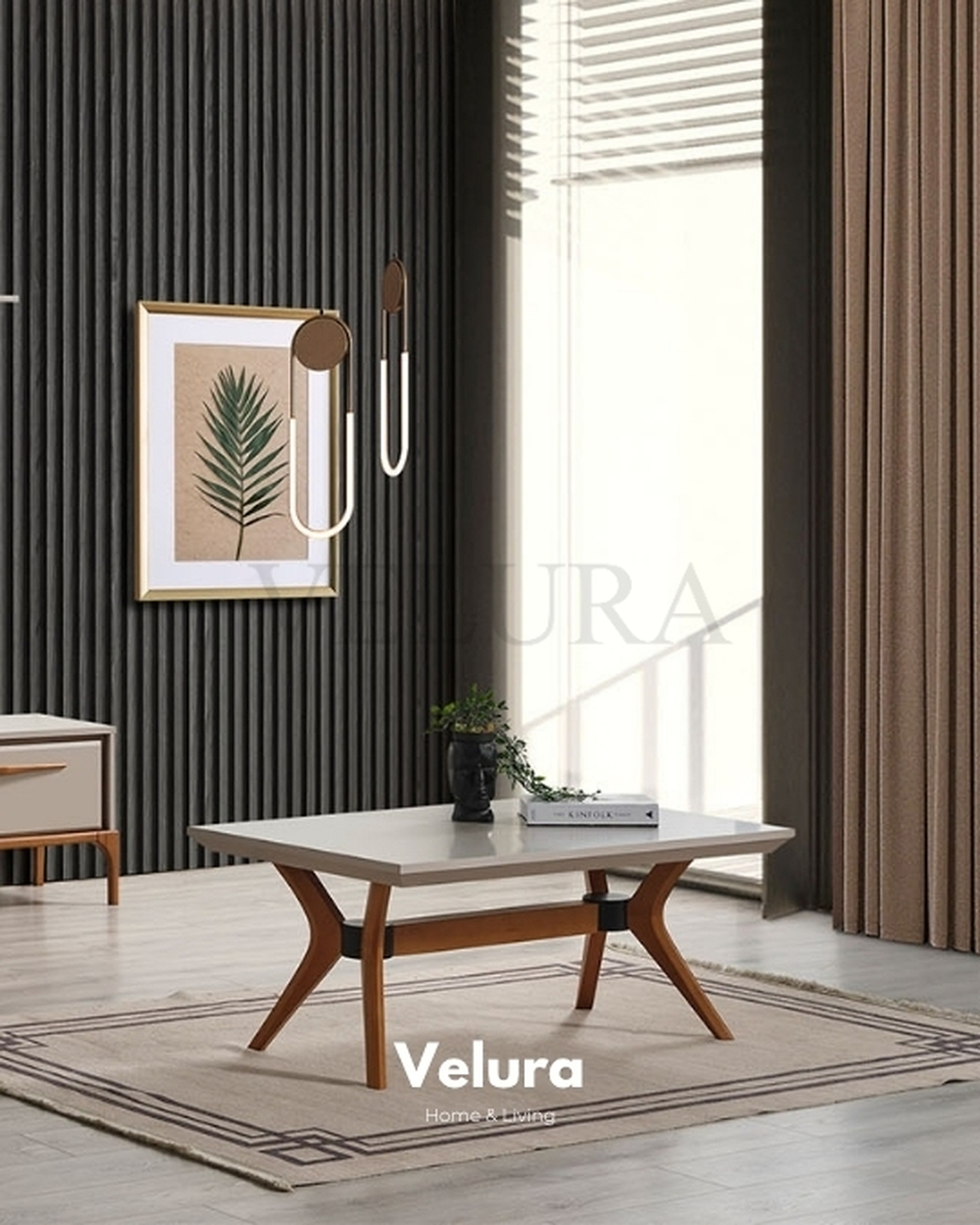 Şık ve Dayanıklı Orta Sehpa Tasarımı Elra Orta Sehpa Velura Home