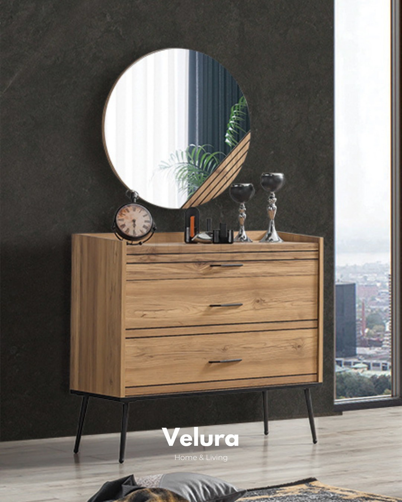 Velura Home İzgi şifonyer