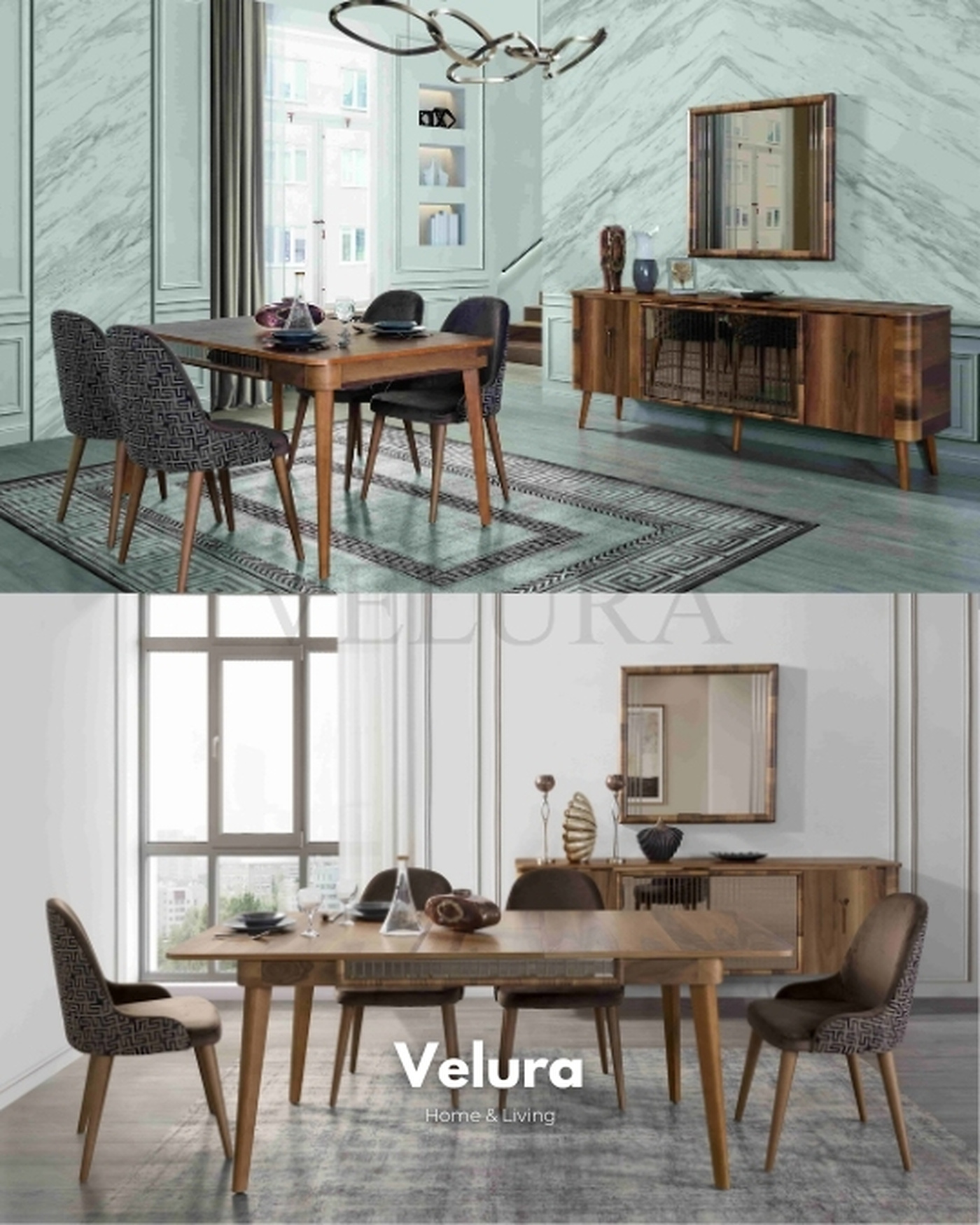 velura home miryan yemek masası modeli