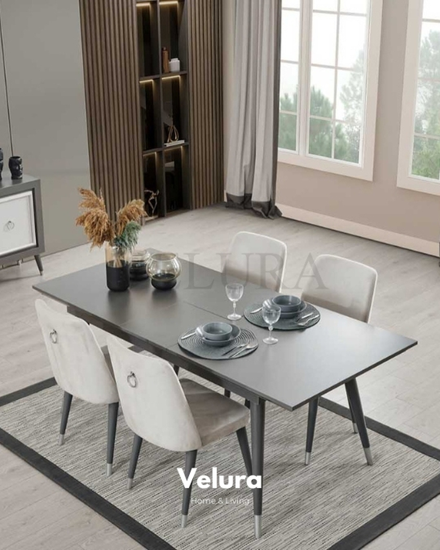 Velura Home Modern Yemek Masası Modelleri Velura Home modern yemek masası