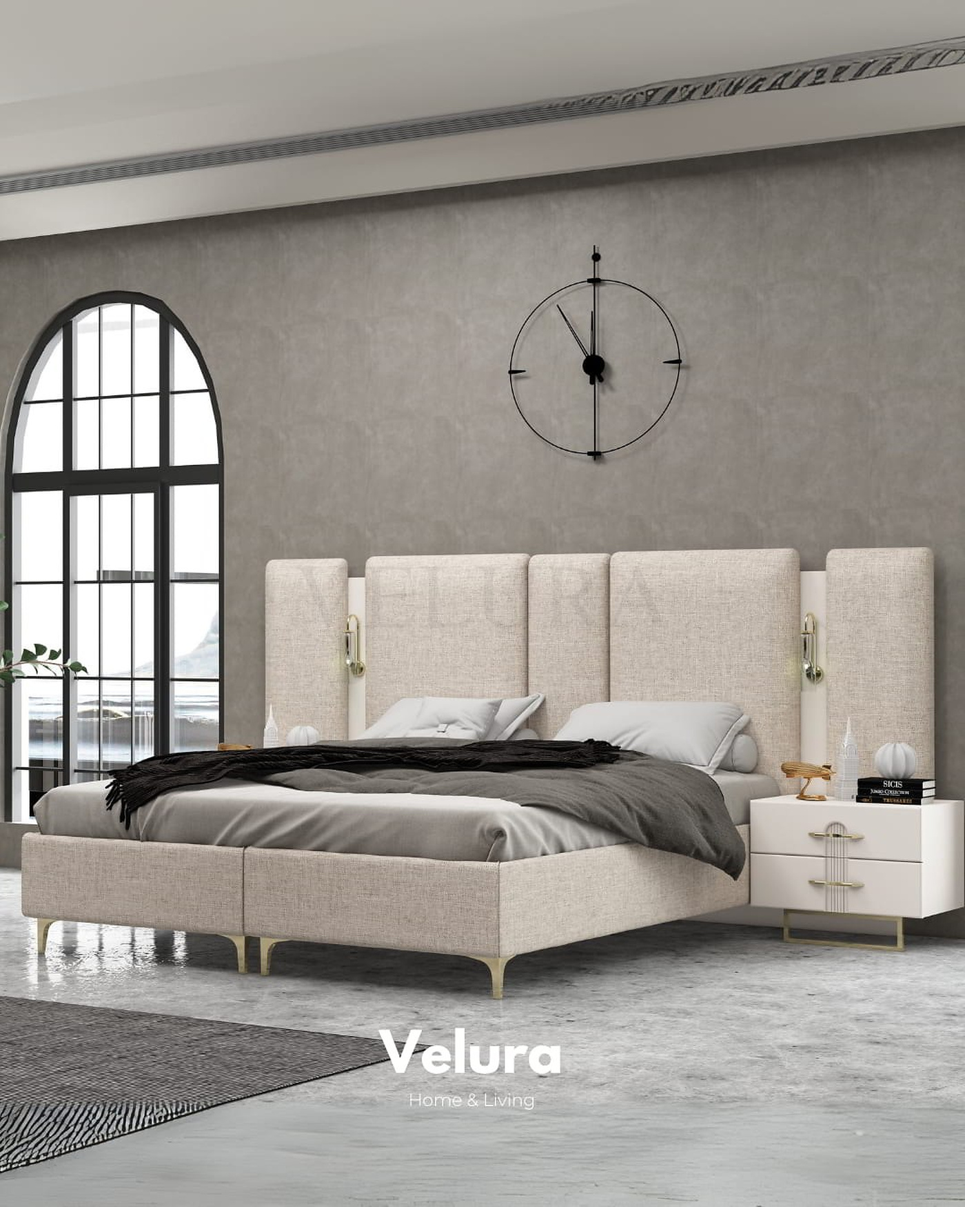 MDF gövdeli modern yatak odası takımı
