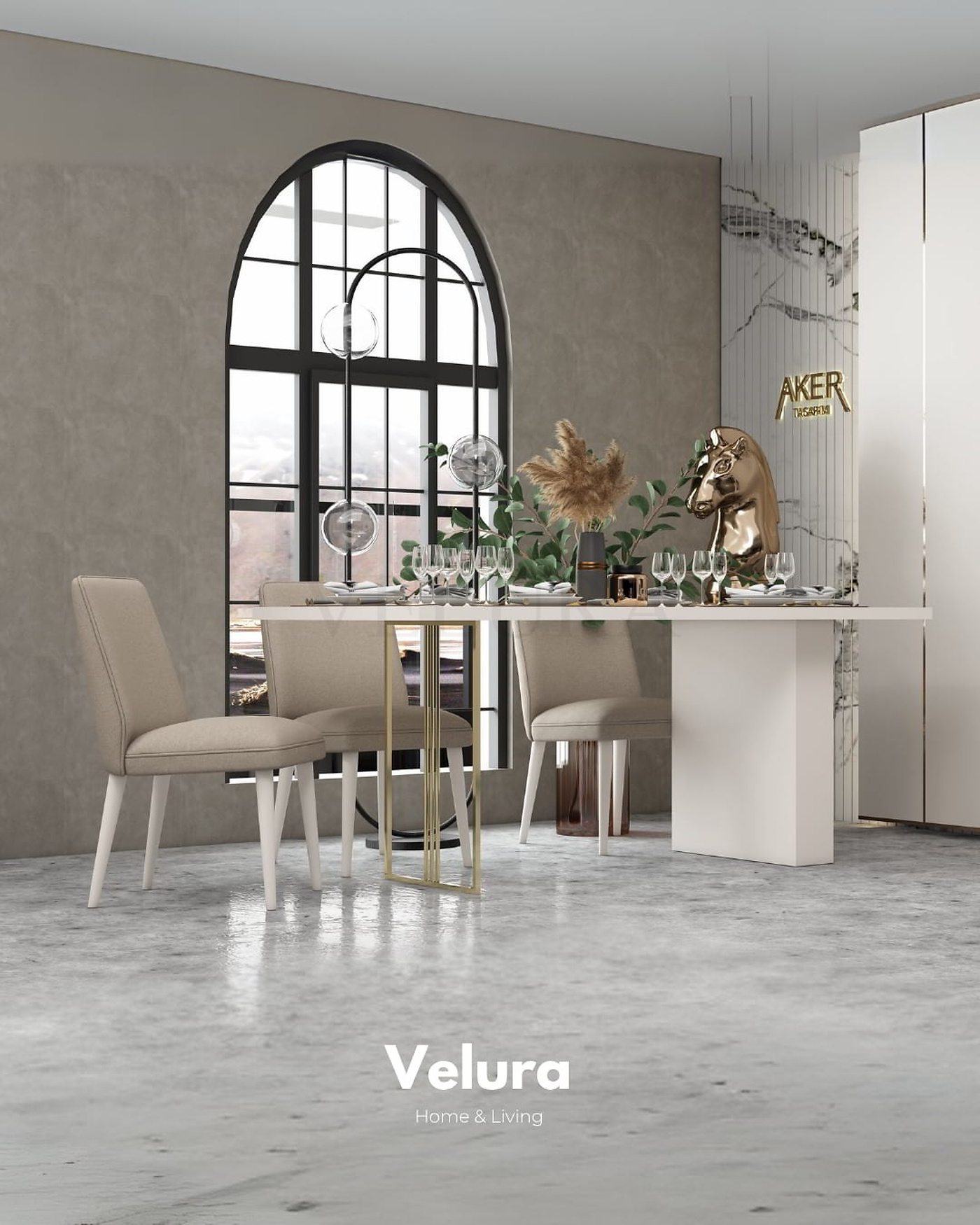 Velura Home Olimpos Yemek Takımı