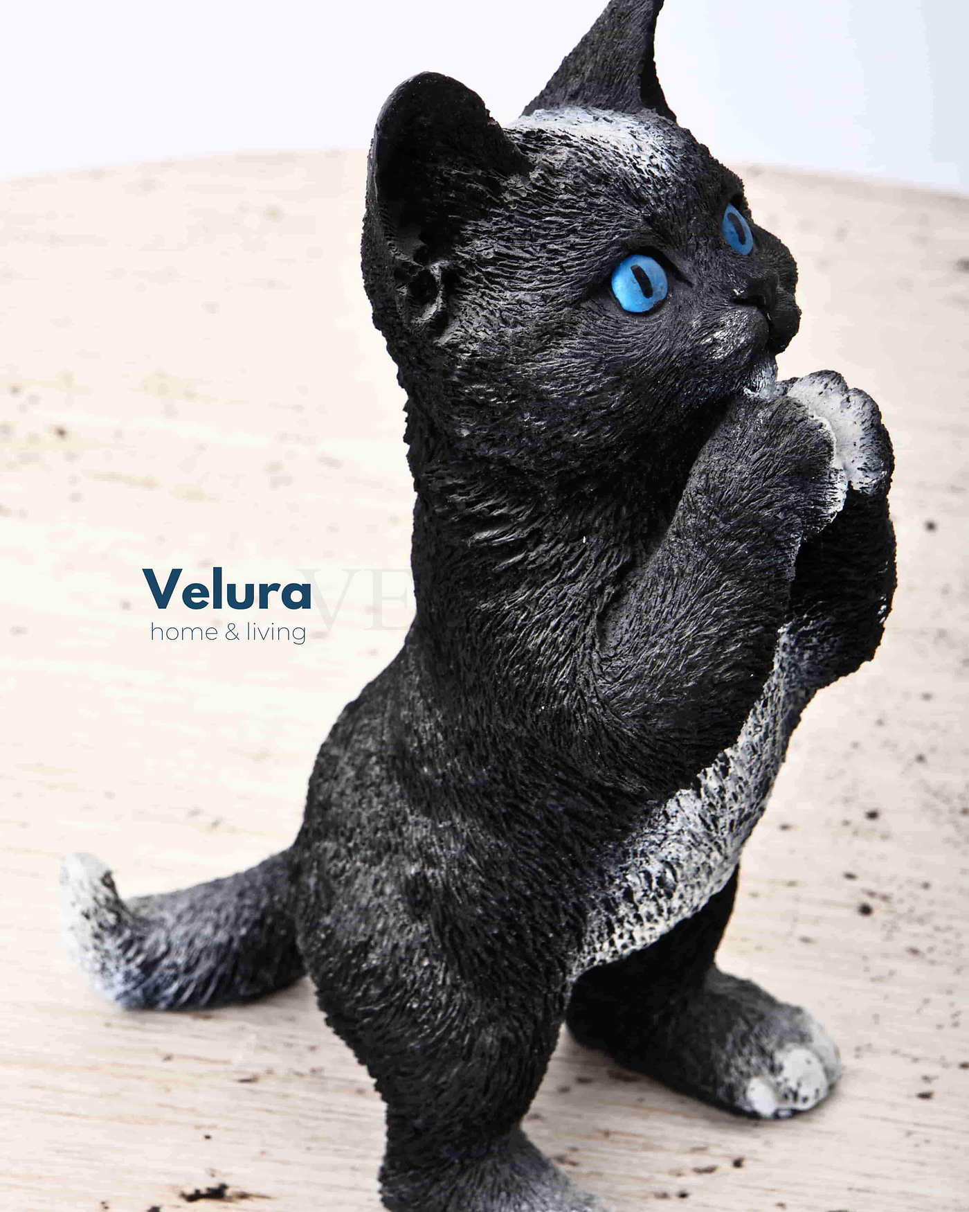 Velura Home siyah kedi aksesuar modeli