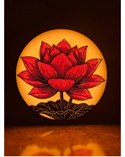 Nex Dekoratif Işık - Kızıl Lotus