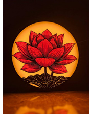 Nex Dekoratif Işık - Kızıl Lotus