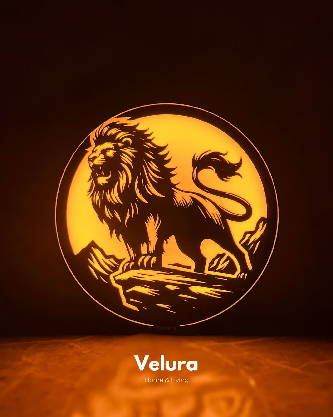 Nex Dekoratif Işık - Simba, aslan figürlü, kişiye özel isim alanlı, adaptörlü LED