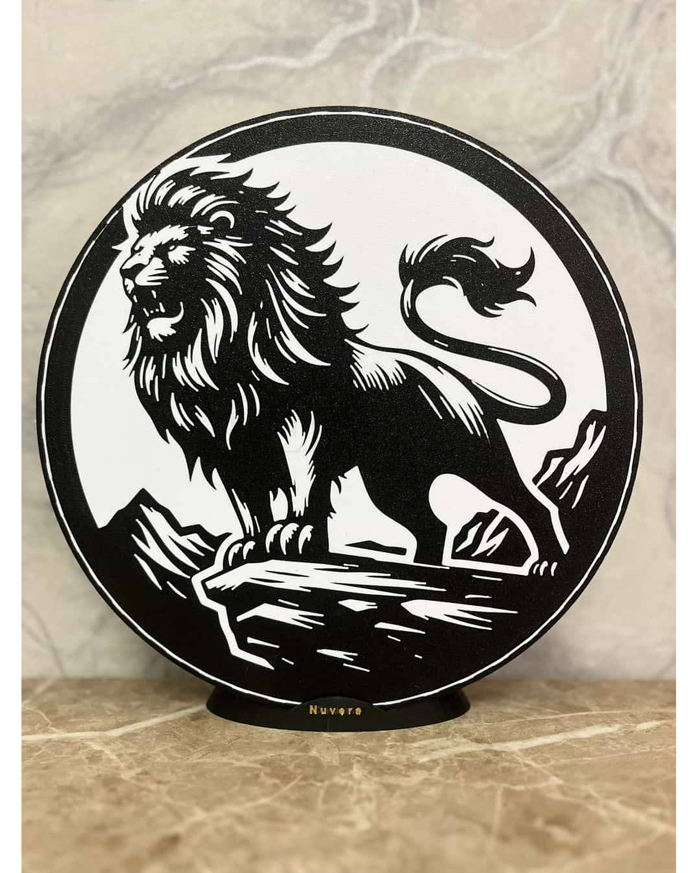 Nex Dekoratif Işık - Simba, aslan figürlü, kişiye özel isim alanlı, adaptörlü LED