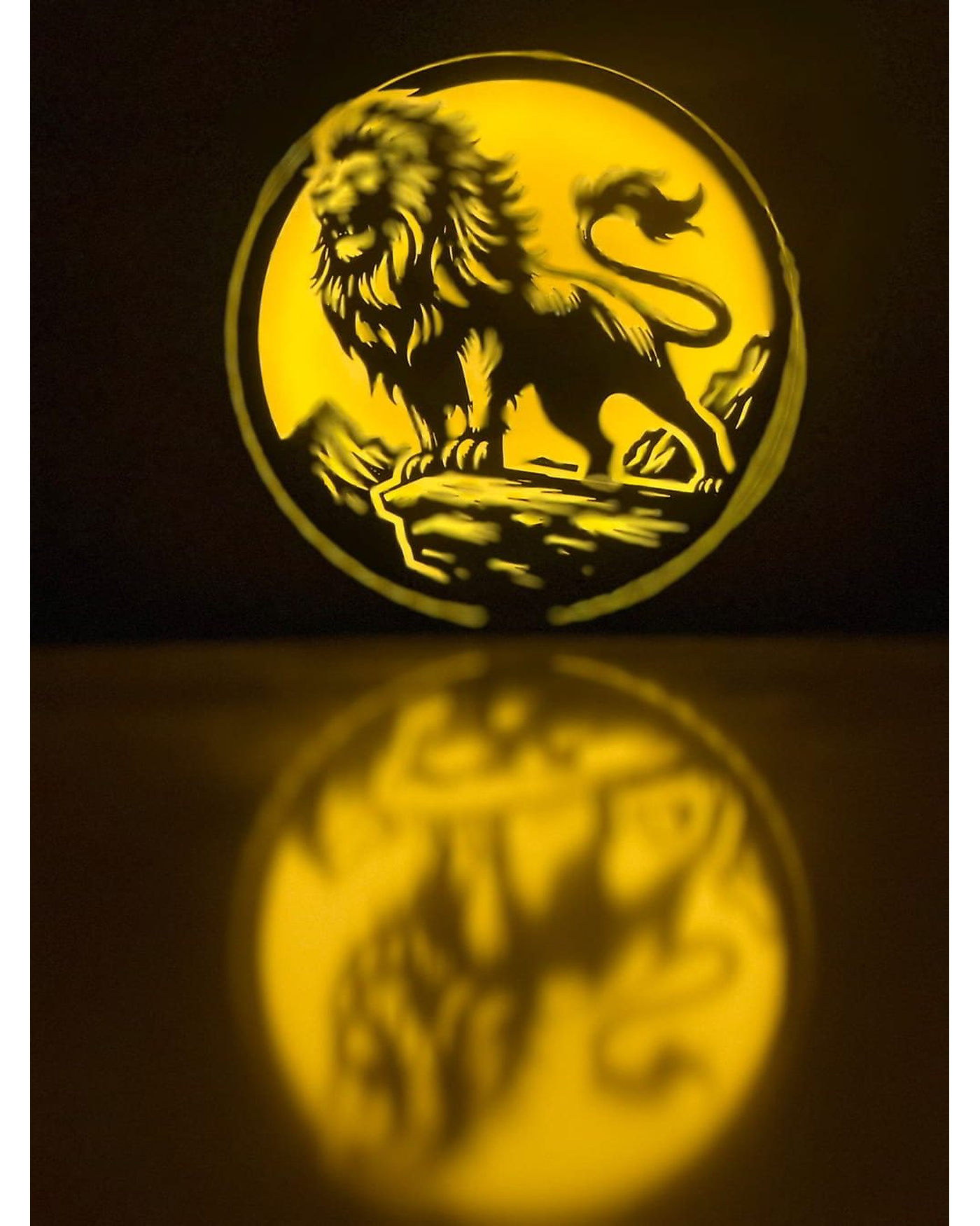 Nex Dekoratif Işık - Simba, aslan figürlü, kişiye özel isim alanlı, adaptörlü LED