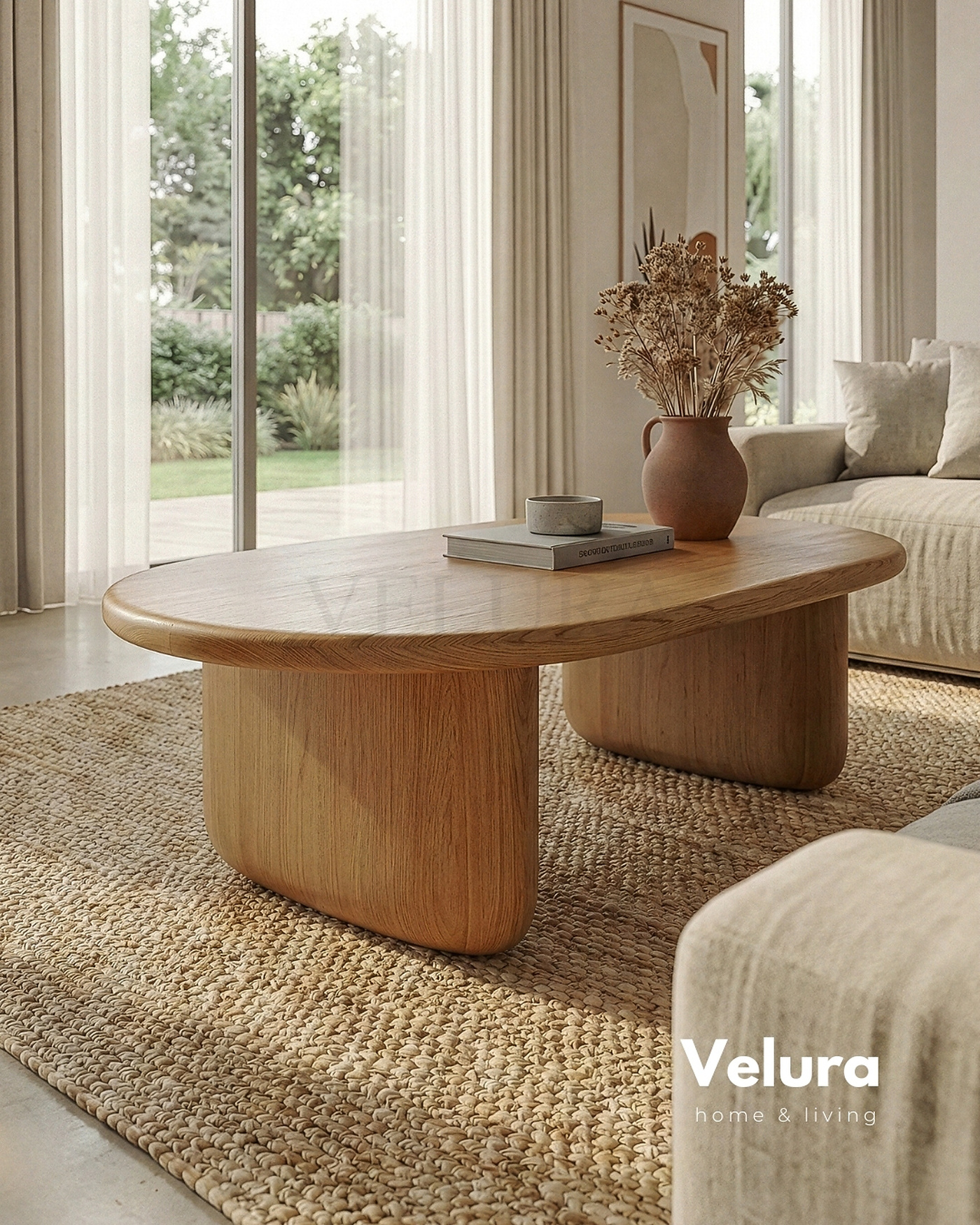 Viny Meşe Orta Sehpa | 120×60×35 viny meşe orta sehpa 120x60x35