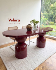 Lura Yemek Masası - Bordo Lura Yemek Masası - Bordo