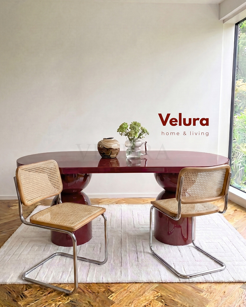 Lura Yemek Masası - Bordo Lura Yemek Masası - Bordo