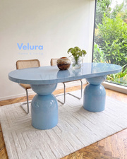 Lura Yemek Masası - Mavi Lura Yemek Masası - Mavi