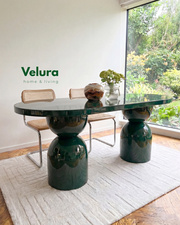 Lura Yemek Masası - Yeşil