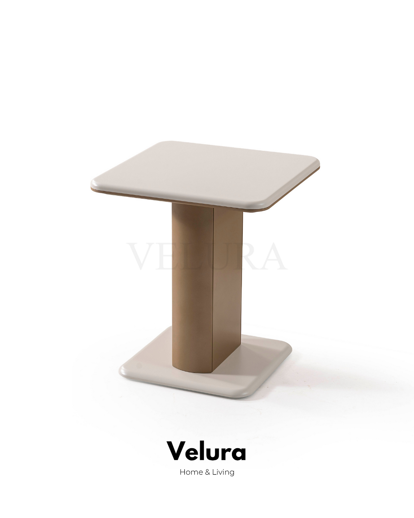 Beta Bonje Yan Sehpa krem kahve gold modern MDF sehpa