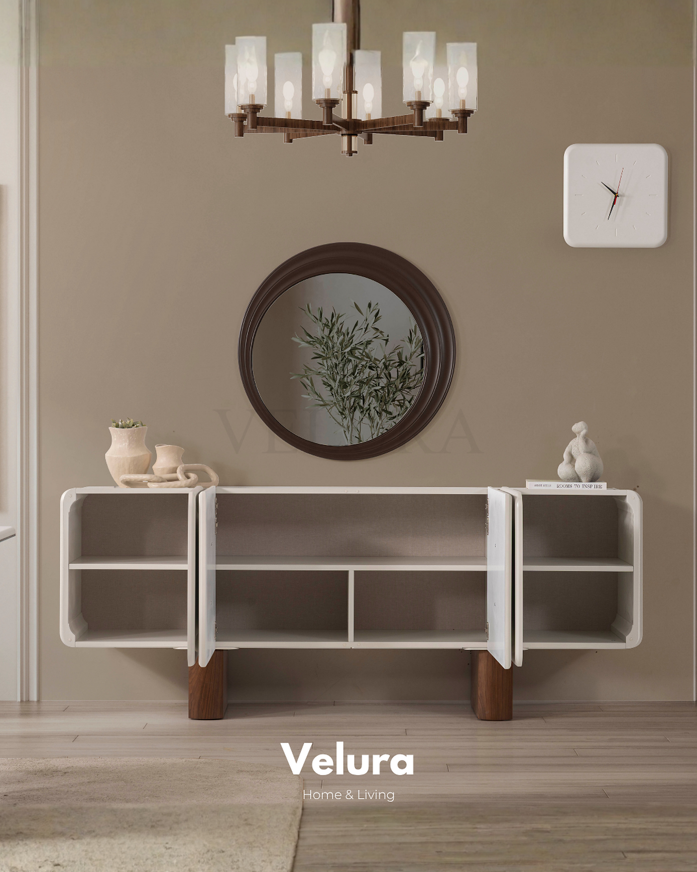 Beta Bonje Konsol krem kahve gold modern MDF konsol modeli