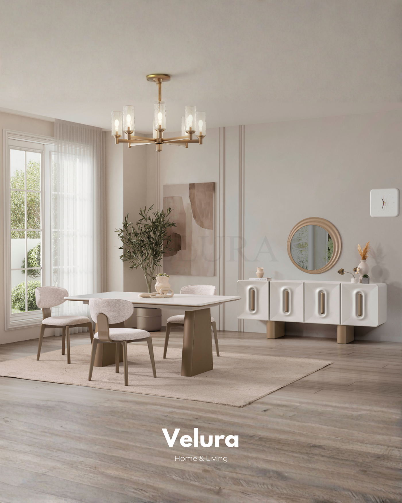 Beta Bonje Konsol krem kahve gold modern MDF konsol modeli