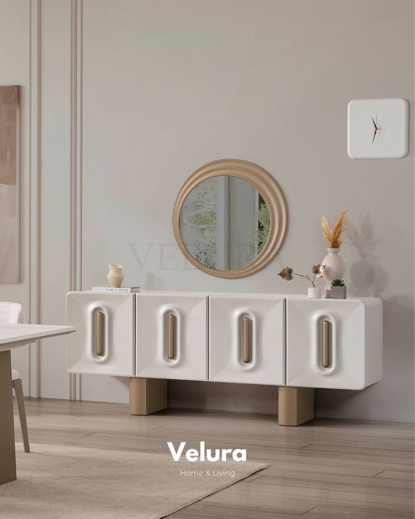 Beta Bonje Konsol krem kahve gold modern MDF konsol modeli