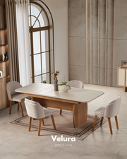 Eylül Yemek Takımı - Naturel ve Krem